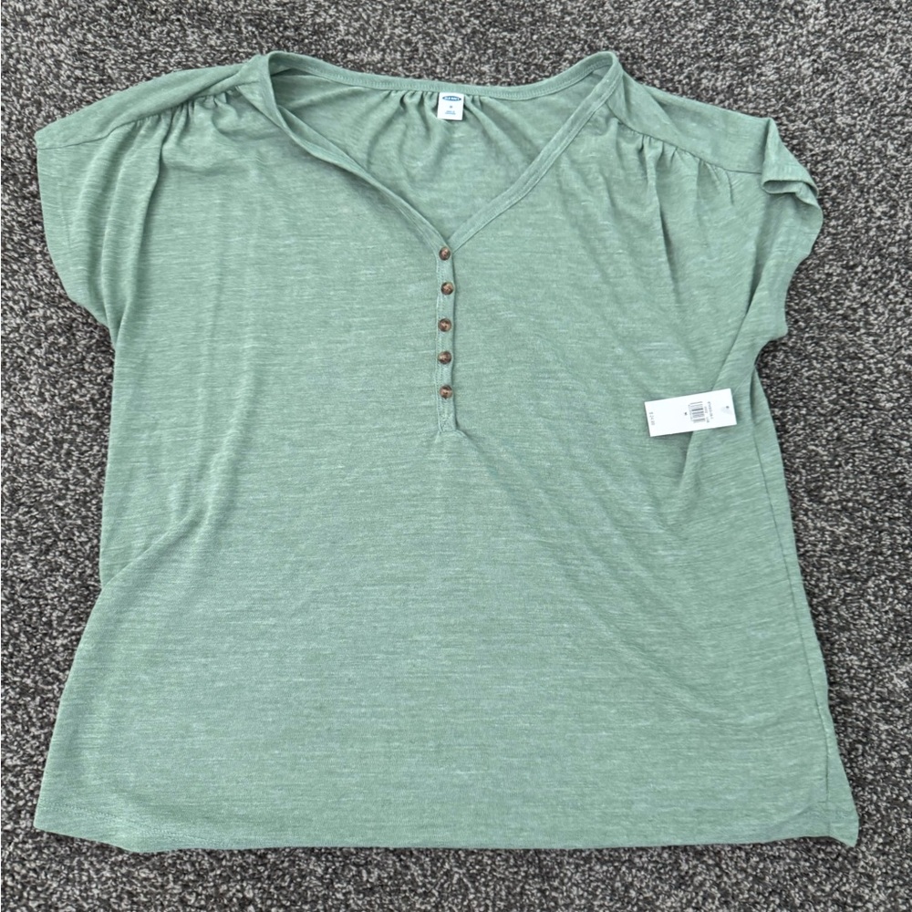 Old Navy Sage Green Women's Blouse
